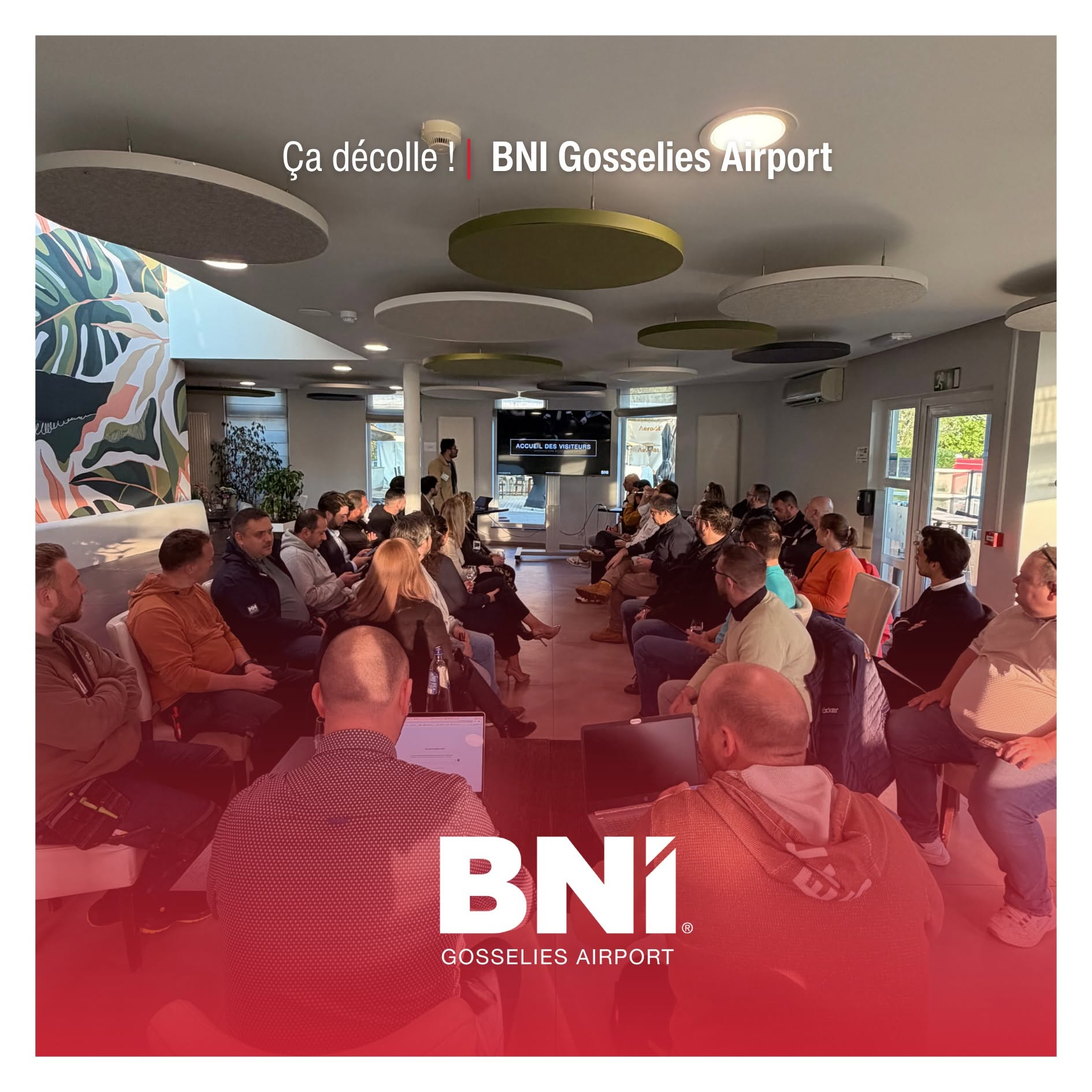Réunion du BNI Gosselies Airport dans l'ibis Styles AERO 44